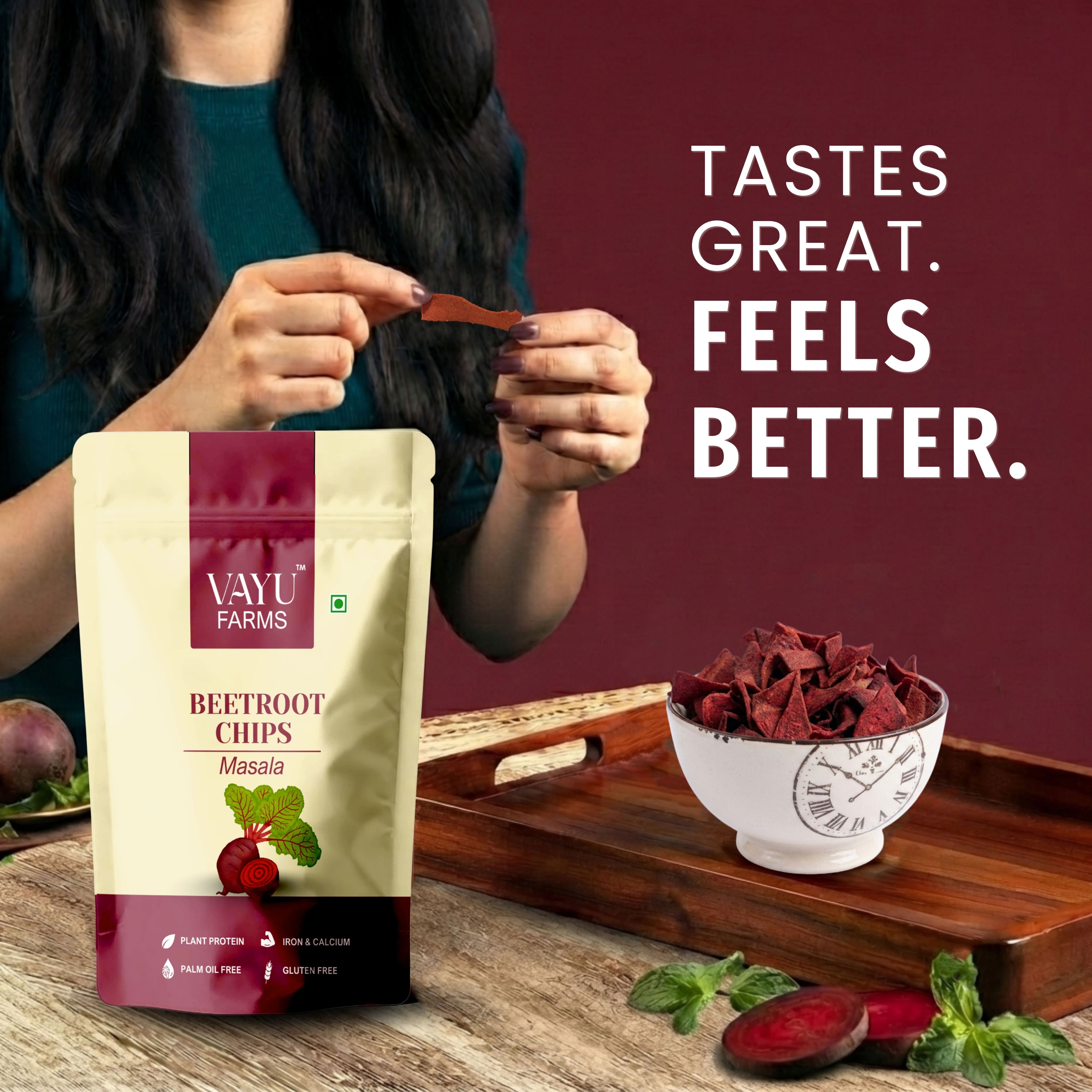 Masala Beetroot Chips
