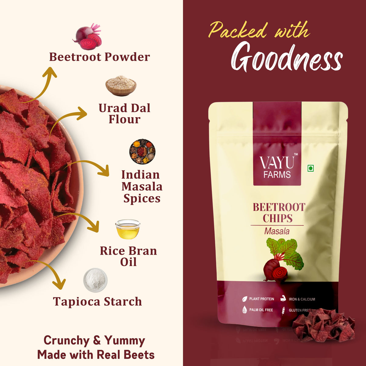 Masala Beetroot Chips