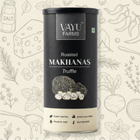 Vayu Farms Truffle Makhana 70g can, front
