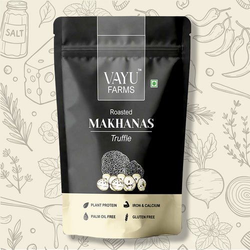 Vayu Farms Truffle Makhana in a 45g standing pouch