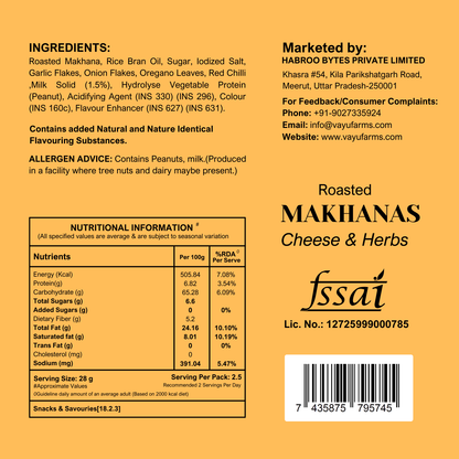 Cheese & Herbs Makhana