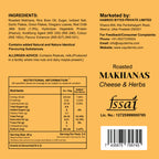 Vayu Farms cheese herbs makhana 70g premium can packaging