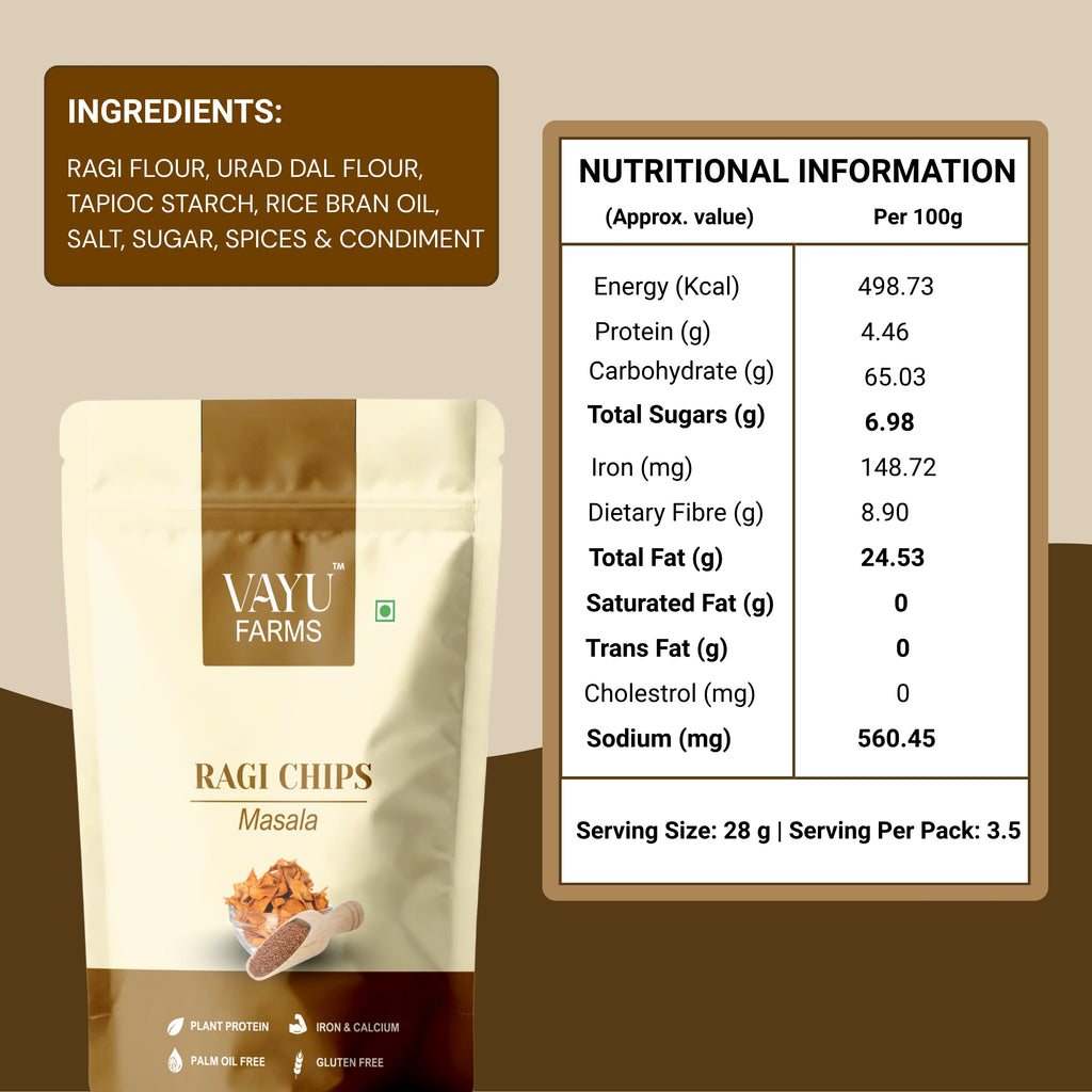 Ragi Masala Chips - 95g