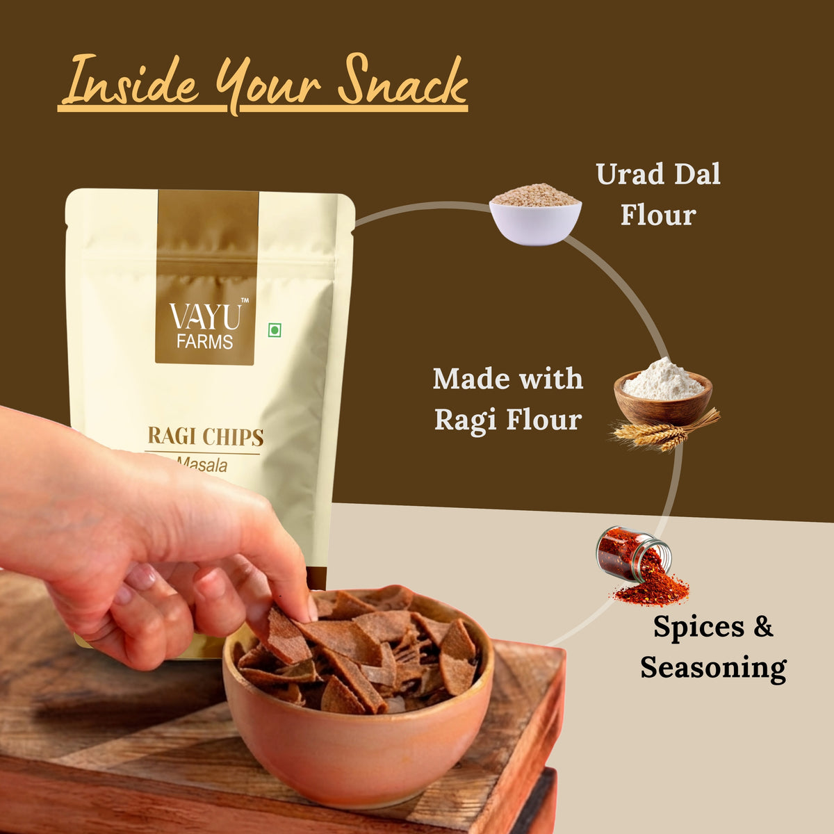 Ragi Masala Chips - 95g